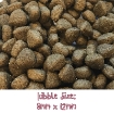 Image of Lazy Bones natural, low calorie, hypoallergenic dog food kibble size