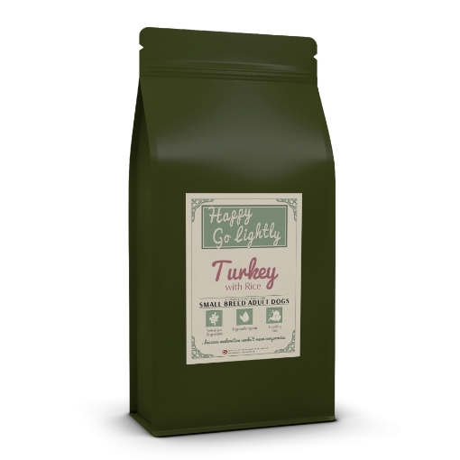 Image of Happy Go Lightly Turkey low calorie, low fat, hypoallergenic dog food for small dogs