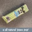 Xmas Doggy Sacks - image of paws pop